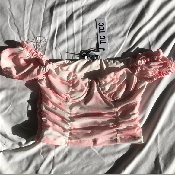 Dolls Kill Sweet Feels Like Heaven corset top - Picture 3 of 4